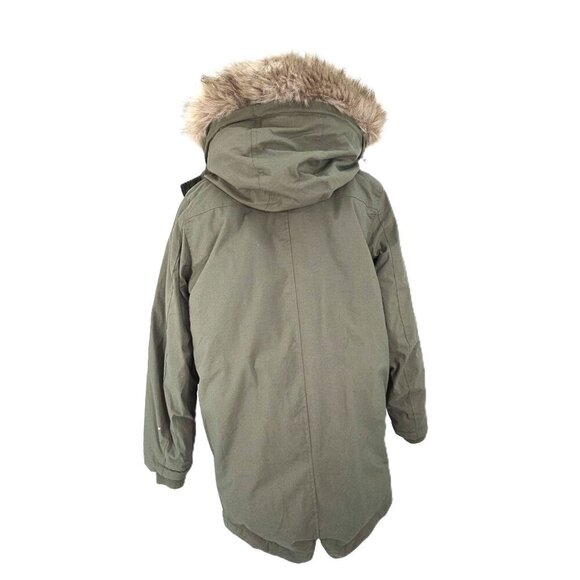 Eddie Bauer Superior Winter Down Parka Jacket Kids Size XXL (14/16) SAge Olive G - Picture 6 of 10